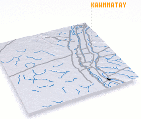 3d view of Kawm Maţāy