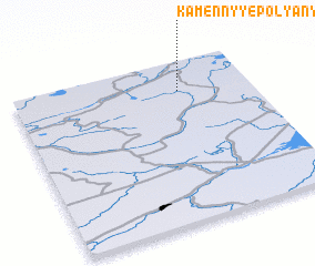 3d view of Kamennyye Polyany