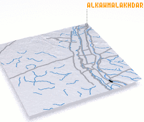 3d view of Al Kawm al Akhḑar