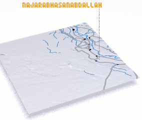 3d view of Naj‘ ‘Arab Ḩasan ‘Abd Allāh