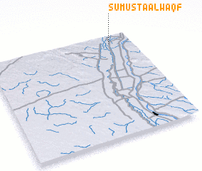 3d view of Sumusţā al Waqf