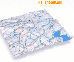 3d view of Kemerdamları