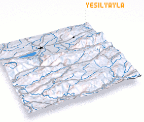 3d view of Yeşilyayla