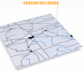 3d view of Krasnaya Sloboda