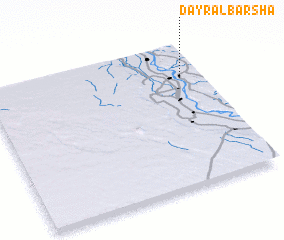 3d view of Dayr al Barshā