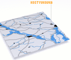 3d view of Kostyukovka