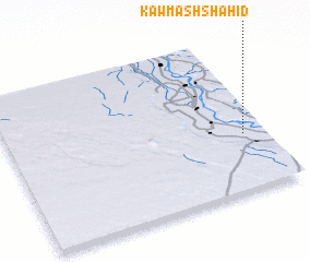 3d view of Kawm ash Shahīd