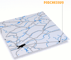 3d view of Podchesovo
