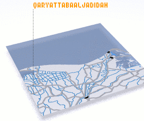 3d view of Qaryat Ţābā al Jadīdah