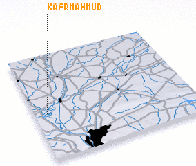 3d view of Kafr Maḩmūd