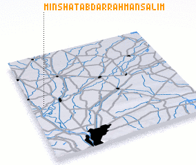 3d view of Minshāt ‘Abd ar Raḩmān Sālim