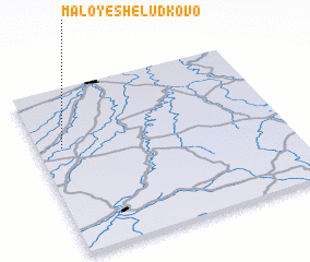 3d view of Maloye Sheludkovo