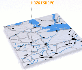 3d view of Kozatskoye