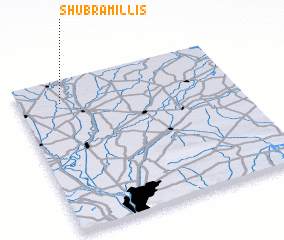 3d view of Shubrā Millis