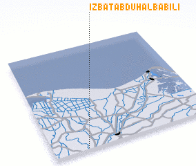 3d view of ‘Izbat ‘Abduh al Bābilī