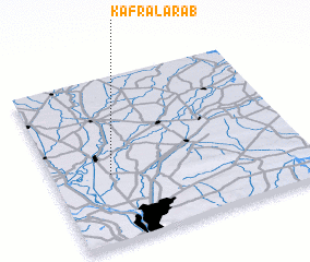 3d view of Kafr al ‘Arab