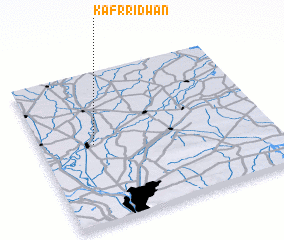 3d view of Kafr Riḑwān