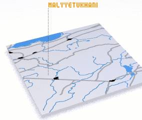 3d view of Malyye Tukhani