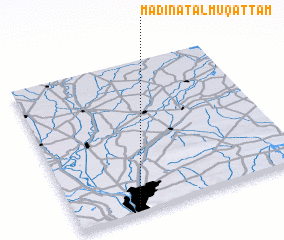 3d view of Madīnat al Muqaţţam