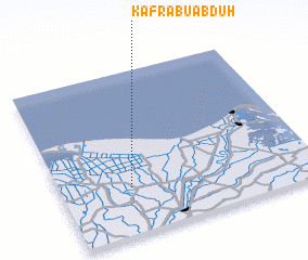 3d view of Kafr Abū ‘Abduh