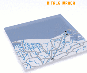 3d view of Mīt al Ghuraqāʼ