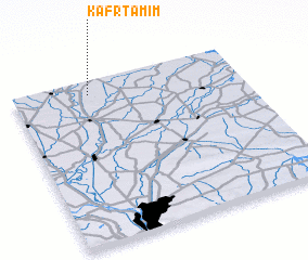 3d view of Kafr Tamīm