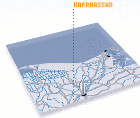 3d view of Kafr Ḩassān