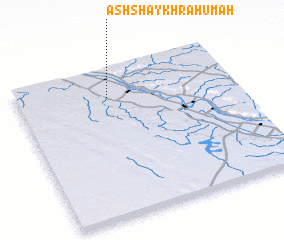 3d view of Ash Shaykh Raḩūmah