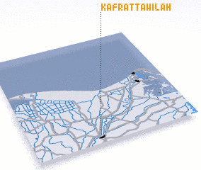 3d view of Kafr aţ Ţawīlah