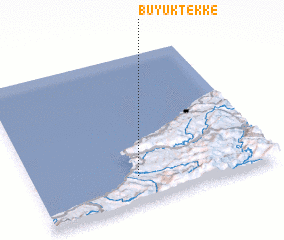 3d view of Büyüktekke