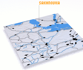 3d view of Sakhnovka