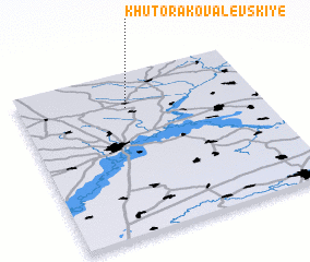 3d view of Khutora Kovalevskiye