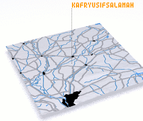 3d view of Kafr Yūsif Salāmah