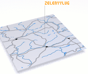 3d view of Zelënyy Lug