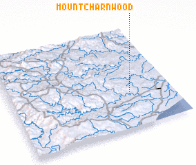 3d view of Mount Charnwood