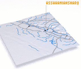 3d view of Aş Şawāmi‘ah Sharq