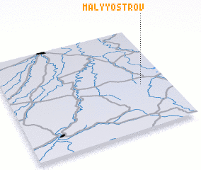 3d view of Malyy Ostrov