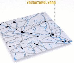 3d view of Yasnaya Polyana