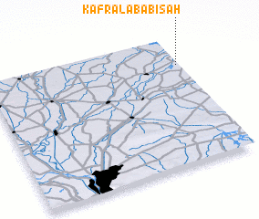 3d view of Kafr al ‘Abābisah