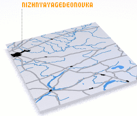 3d view of Nizhnyaya Gedeonovka