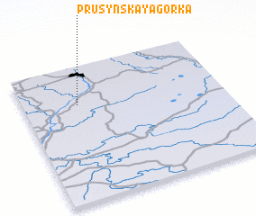 3d view of Prusynskaya Gorka