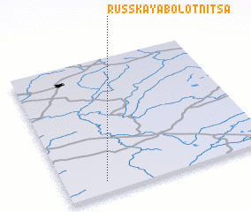 3d view of Russkaya Bolotnitsa