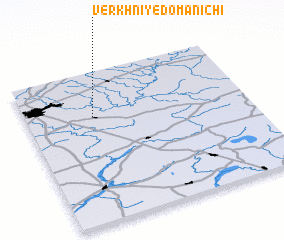 3d view of Verkhniye Domanichi