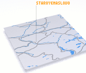 3d view of Staroye Maslovo