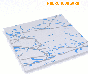 3d view of Andronova Gora