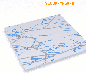 3d view of Yelovaya Gora