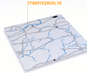 3d view of Staroye Zasel\