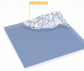 3d view of Akoursos