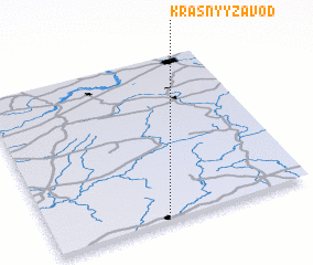 3d view of Krasnyy Zavod