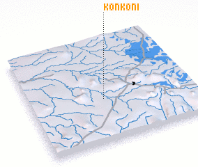 3d view of Konkoni